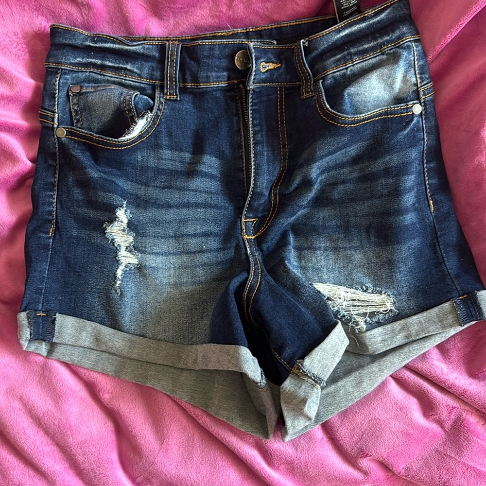 Kendall and Kylie high rise shorts